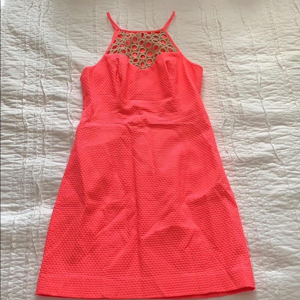 LILLY PULITZER coral dress